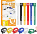 SummerBrite 70 Pack Multi-Color Cable Ties 6 Inch by Summerbrite