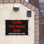 Custom Sign Personalized Custom Metal Sign, Customize - Image 2