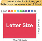 Hanging File Folders, 50 Pack Letter Size Hanging File folders - Image 2