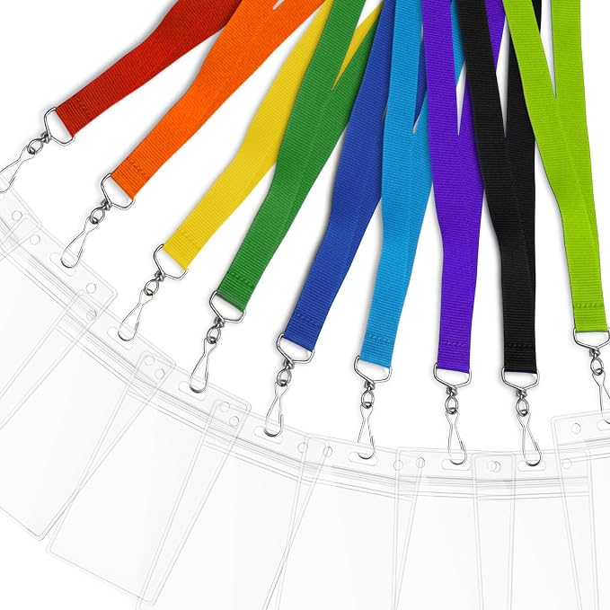 12-Pack Black Breakaway Lanyards - Image 6