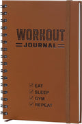 Nextnoid Hardcover Fitness Journal Workout Planner by Nextnoid