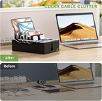 Pezin & Hulin Bamboo Charging Station, Electronic Devices Organizer - Image 7