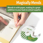 Invisible Tape, 12 Dispensered Rolls, 3/4 x1000 Inches, Matte Finish, Gift - Image 3
