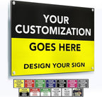 SPEEDYORDERS Custom Outdoor Metal Signs, Personalized Aluminum Signs, by SpeedyOrders