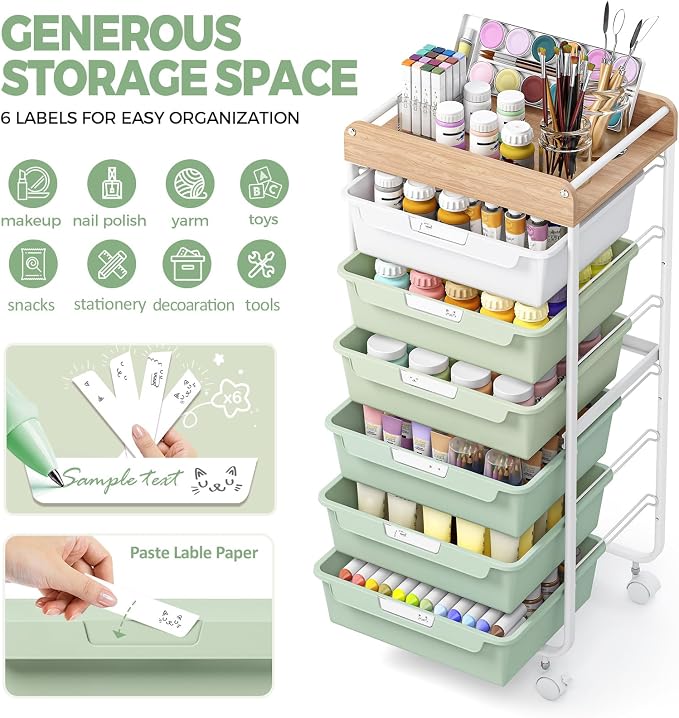 Rolling Storage Utility Cart - Image 4