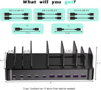 420W Charging Station for Multiple Devices, Zobirez 10-Port USB C Fast Charger - Image 7