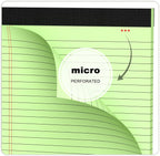 AILZFEI Green Legal Pad Note Pads 8.5 x 11 inch, Wide Ruled Clear Print Writing - Image 5