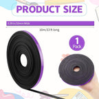 AmazingSpark Magnetic Tape Roll Thin Strips, 0.39 Inch x 33 Feet Magnetic Board - Image 2