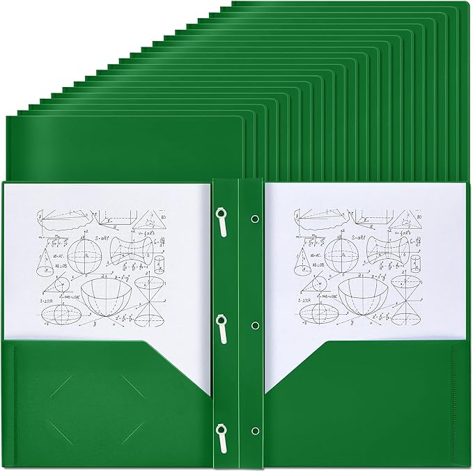Lincia 100 Pcs Plastic Folders by Lincia