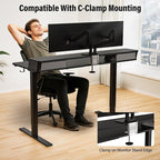 Kingant 40 x 24 Inch Electric Standing Desk - Image 8