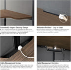 Provour Work Booth, Private Workstation, Room Divider, Office Pod, Acoustic - Image 5