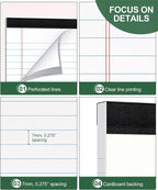 Legal Pads 4x6 Small Notepads, 14-Pck Note Pads - Image 3