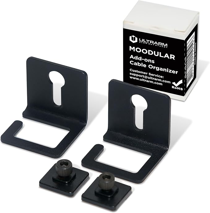 ULTRARM Moodular Add-ons Cable Organizer 2 Pack Black MSA-CO by ULTRARM