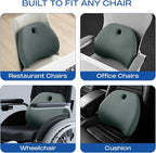 Skechers Lumbar Support Pillow for Office Chair, Memory Foam Lumbar Pillow - Image 6