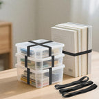 LotFancy Large Rubber Bands, Heavy Duty Black Long Rubber Bands - Image 7