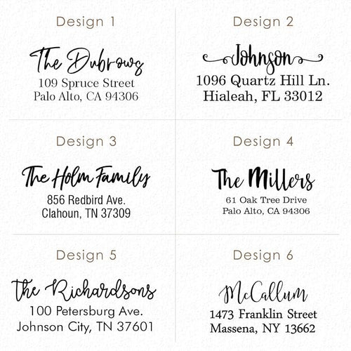 Address Stamp - Custom Stamps for Mailing I Create Personalized Name and Return - Image 2