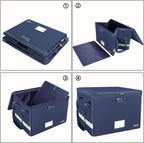 ENGPOW File Box with Lock, Fireproof Document Box with Zipper＆Pockets, - Image 8
