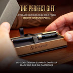 Scriveiner Personalized Black Fountain Pen - Image 3
