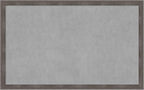 Amanti Art Grey Framed Magnetic Board 27x43 Large Vision Board by AmantiArt