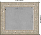 Amanti Art Silver Framed Magnetic Board 23x27 Small Vision Board - Image 2