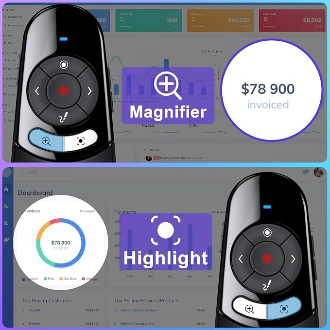 2 in 1 Type C USB Presentation Clicker - Image 3