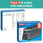 8 Pack Calculator Bulk, 12 Digits Calculators Desktop - Image 7