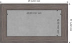 Amanti Art Grey Framed Magnetic Board 17x29 Small Vision Board - Image 4