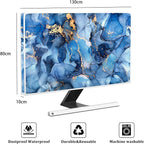 Baocicco Navy Blue Gold Marble Waterproof TV Dust Cover 55 Inch Creative - Image 2
