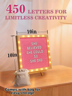 Changeable Felt Letter Board - Image 3