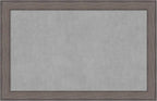 Amanti Art Grey Framed Magnetic Board 29x45 Large Vision Board by AmantiArt