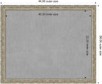 Amanti Art Silver Framed Magnetic Board 36x44 X-Large Vision Board - Image 2