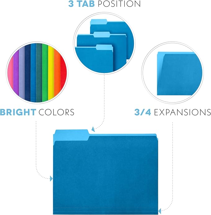 Alitte Colored File Folders Letter Size - Image 2