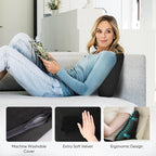 AHUAWA Lumbar Support Pillow for Recliner Chair and Couch, Memory Foam Back - Image 6