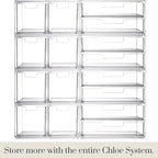 STORi Chloe Space-Saving Clear Drawer Organizer Sort Office, Beauty Supplies - Image 8