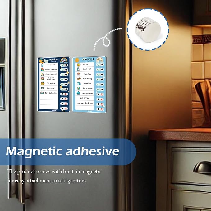 2PCS Magnetic Visual Chore Chart - Image 3