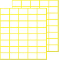 1000 Pack, 0.5" x 0.75" by TownStix