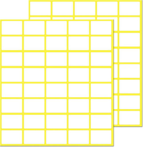 1000 Pack, 0.5" x 0.75" by TownStix