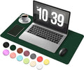 Desk Pad Protector, Leather & Suede Desk Mat, Non-Slip Desk Pad Mat, Large by BLESWIN