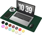 Desk Pad Protector, Leather & Suede Desk Mat, Non-Slip Desk Pad Mat, Large by BLESWIN