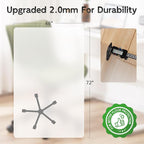 HOMEK Office Chair Mat for Hardwood Floor, Easy Glide, Protects Hard Surfaces - Image 4