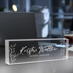 Custom Office Name Plate for Desk, Desk Name Plate Personalized, Personalized - Image 2