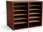 Safco Literature Organizer, 12 Compartments, Office and Classroom Mailbox - Image 6