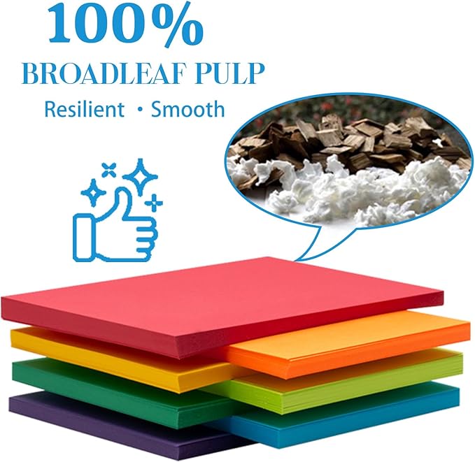 Index Cards 210-Count 4x6 Inch, 178GSM Heavyweight Set of 7 Colors Paper - Image 4