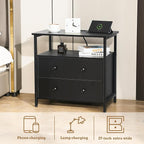 Edbuosy 27 inch Wide Night Stand - Image 4