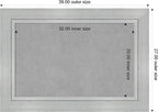 Amanti Art Silver Framed Magnetic Board 27x39 Large Vision Board - Image 4