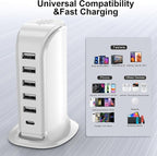 Charging Station for Multiple Devices Upoy, USB C Charger Block Fast Charging - Image 2