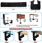 Under Desk Cable Management Tray, Clamp/Screw Mount Desk Cable Management - Image 6