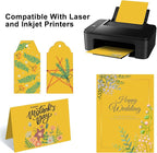 OcePor 200 Sheets Yellow Cardstock Paper, Colored Printer Paper 8.5 x 11 - Image 5