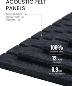 Fluxynara Large Felt Bulletin Board 36" x 24" Cork Board Alternative-6 Pack - Image 4