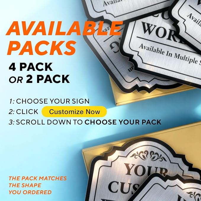 Custom Decorative Outdoor Aluminum Signs, Driveway Signs, Waterproof USA Made - Image 4